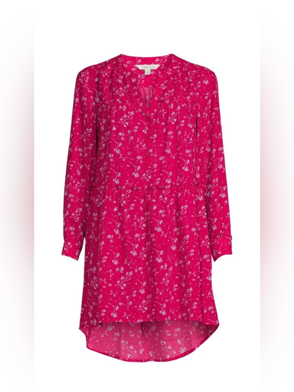 The Pioneer Woman Boho Micro Ruffle Tiered Tunic Top